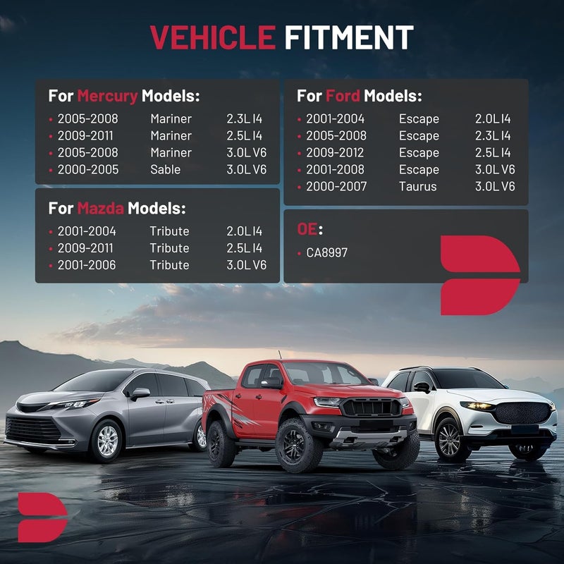 BDFHYK CA8997 Engine Air Filter Compatible with Ford Escape 2001-2012, Taurus 2000-2007 & Mercury Mariner 2005-2011, Sable 2000-2005 & Mazda Tribute 2001-2011 - Image 3